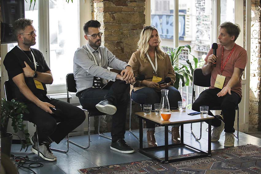 The Act in Synch Panel on AI at the Summit in Athens.